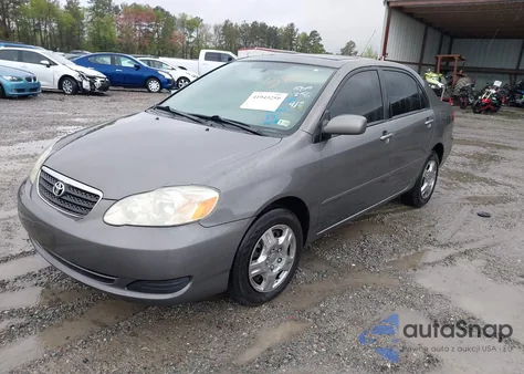 2006 Toyota Corolla Le из США, поврежденный, VIN 2T1BR32EX6C585256